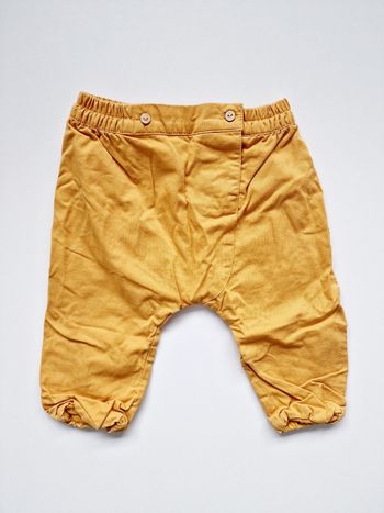 Kiabi - Pantalon / sarouel doublé - Jaune moutarde (12 mois)