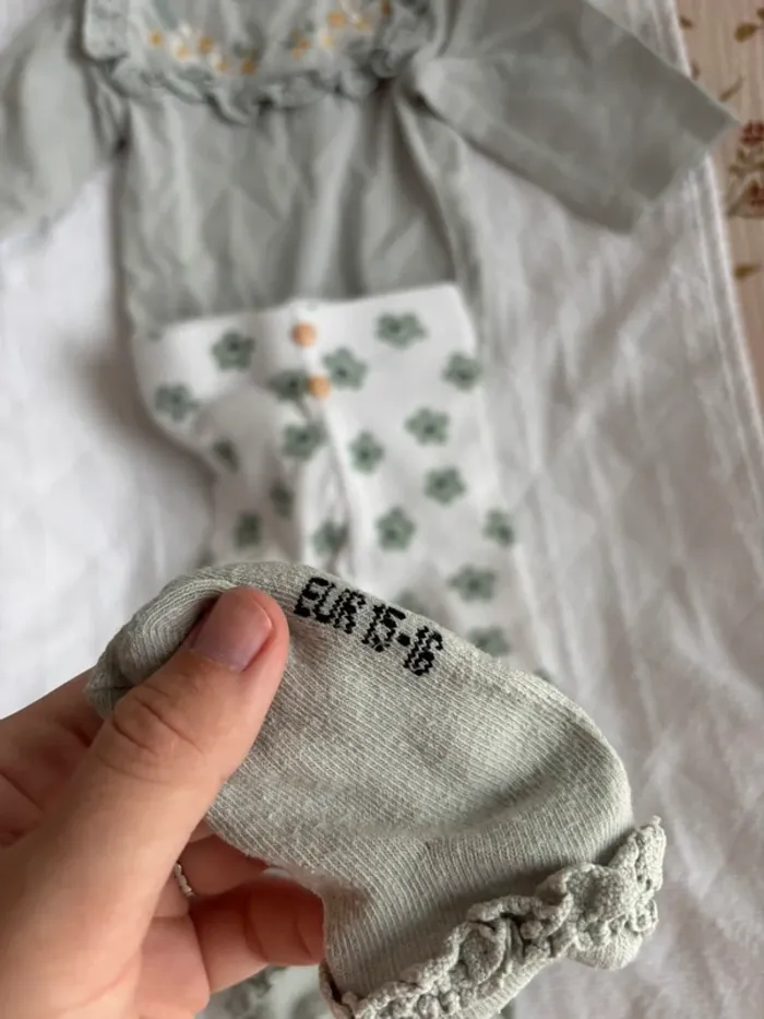 Ensemble vert d’eau bébé fille taille 1 mois - photo numéro 12