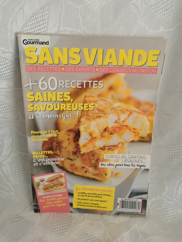 Lot de 6 magazines.Gourmand "la meilleure façon de manger" - photo numéro 5