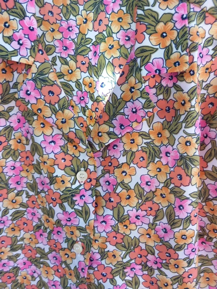 Blouse fleurie Paul mausner taille 52 - photo numéro 4