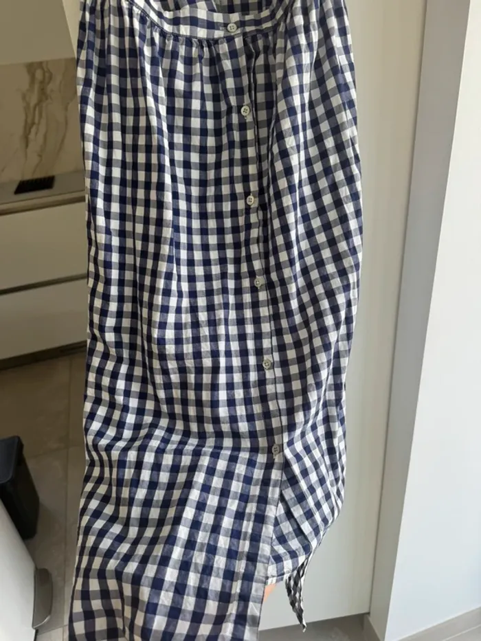 Robe Zara taille M Vichy bleu - photo numéro 5