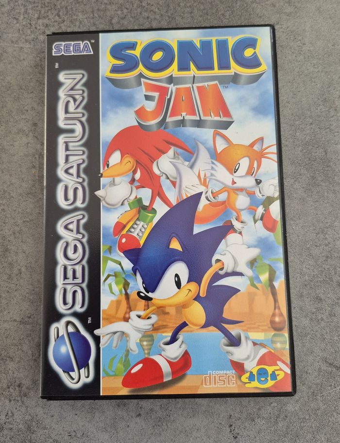 Jeu Sonic Jam SEGA Saturn Complet PAL Fr Eur - Parfait état