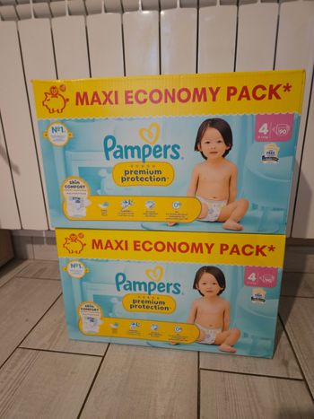 Pampers prenium protection taille 4