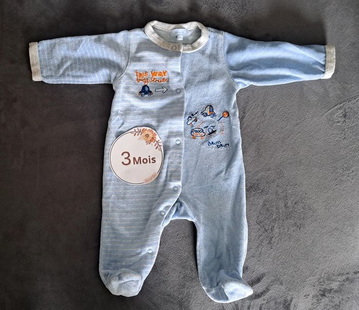 Lot 3 pijamas bébé garçon - photo numéro 2