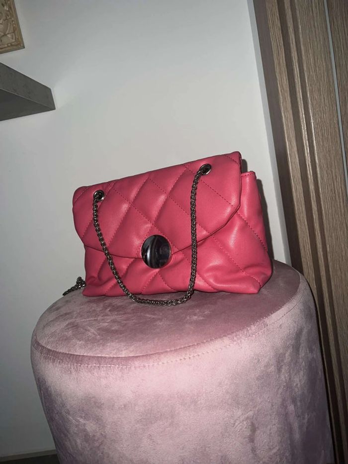 Sac rose matelassé Tendance - photo numéro 2
