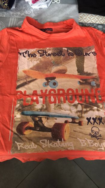 Teeshirt garçon orange
