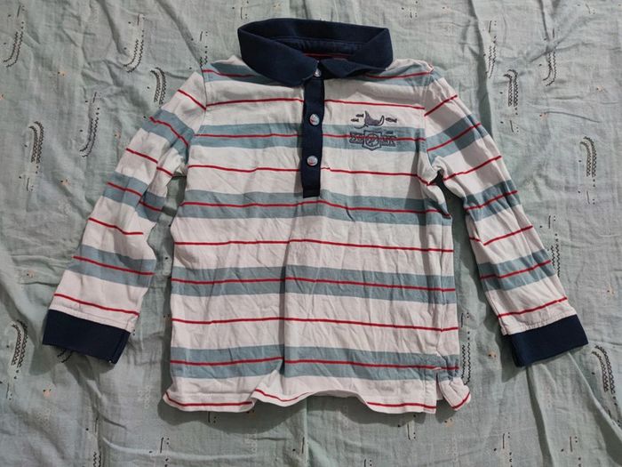 Polo manches longues baleine T.24 mois