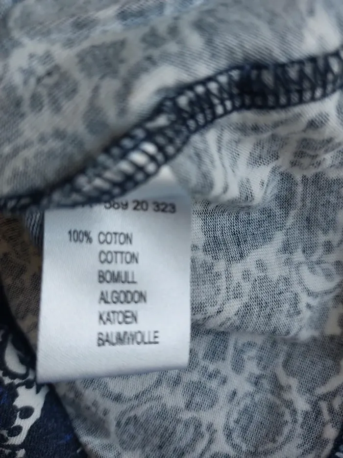 Débardeur La Colline – 38 – Marine – État : Excellent - photo numéro 3