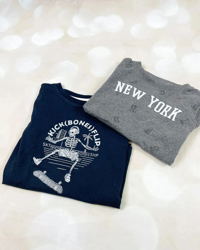 Lot de 2 T-shirts manches courtes garçon 4 ans Kiabi