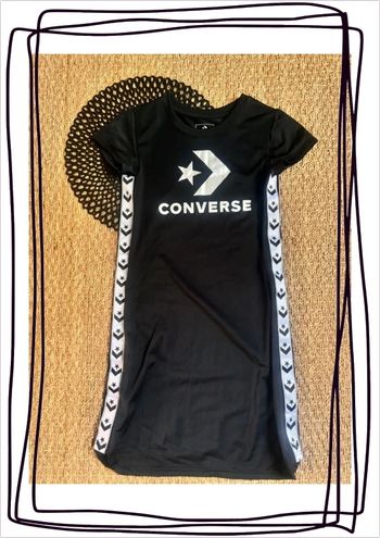 Robe converse noir argent
