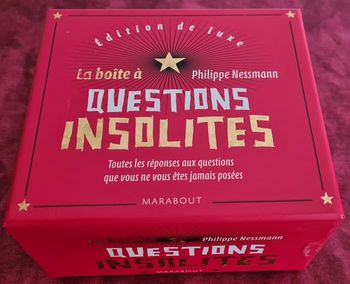 Jeu "Questions insolites" Ed. Luxe