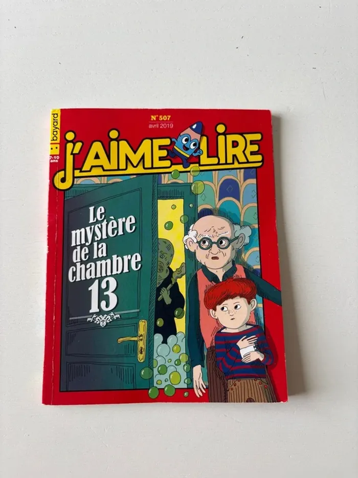 Livre, j’aime lire le mystère de la chambre 13