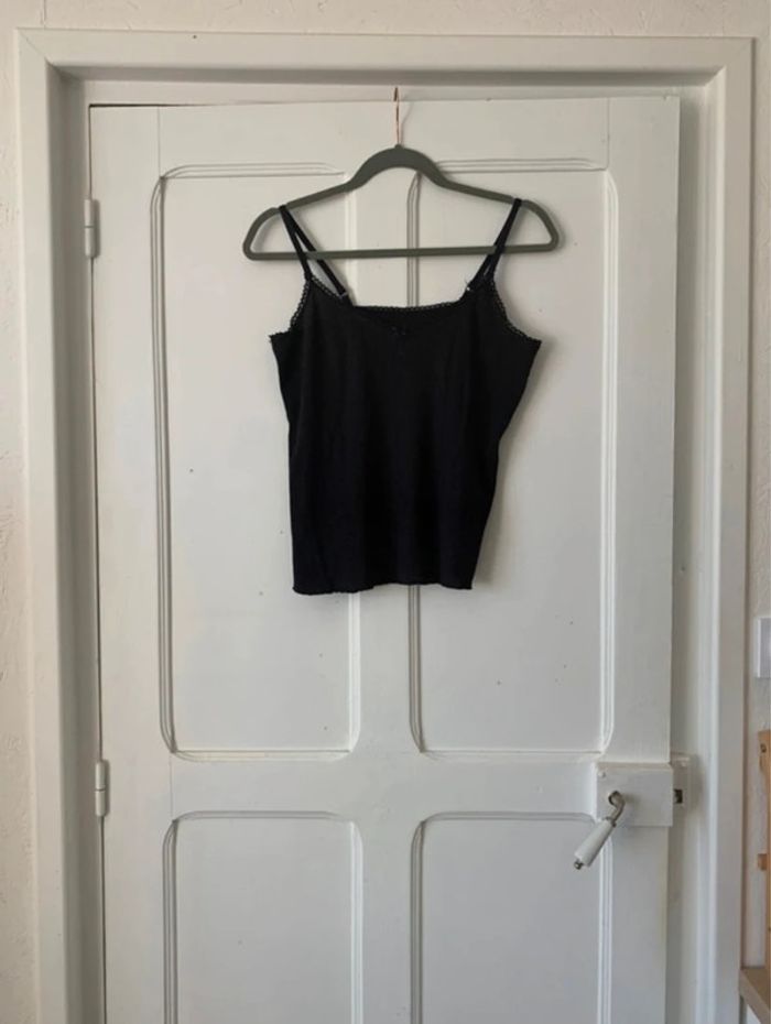 Débardeur à bretelles fines noir femme - Taille S/M Sans marque