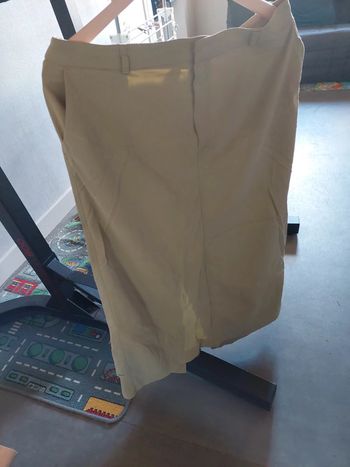 Longue jupe verte droite