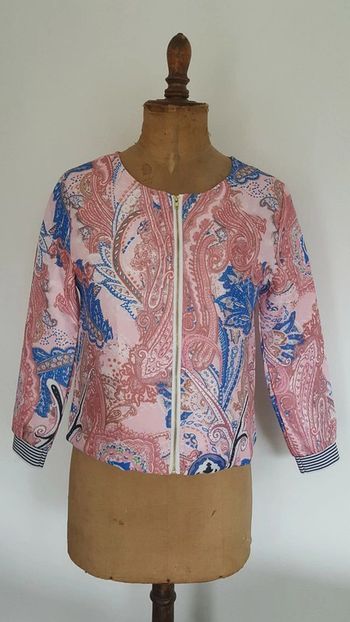 bomber léger satiné 36-38 NEUF