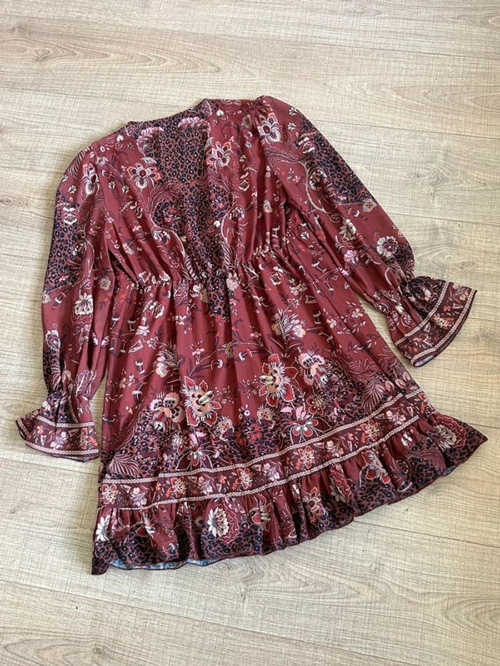 Robe imprimée à manches longues Jus de Pom taille M/L jamais portée - photo numéro 12