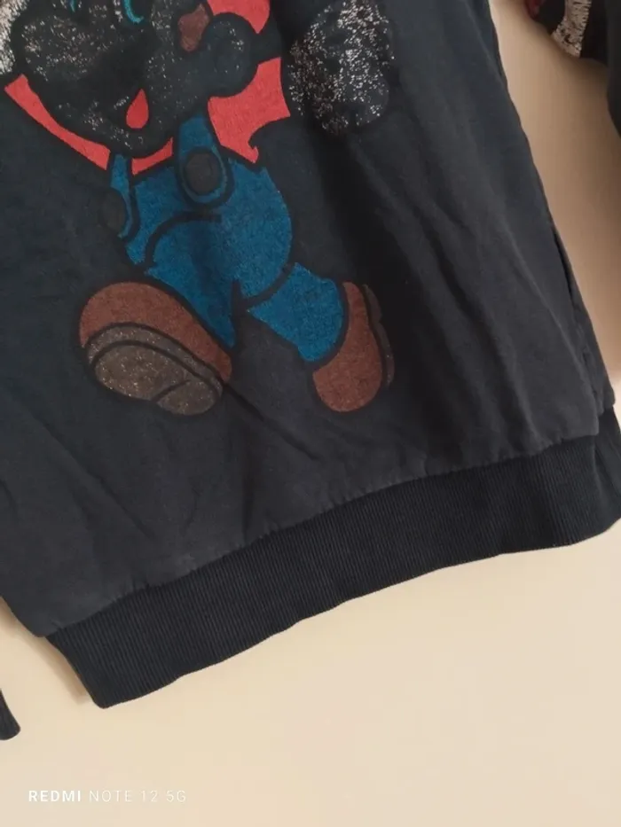 Sweat Mario Bros taille 8 ans - photo numéro 5