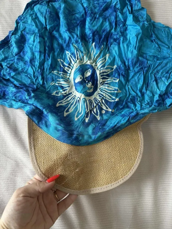 Casquette bandana bleu - photo numéro 3