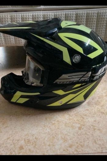 Casque Moto Tytan Style Cross + Gants 🧤