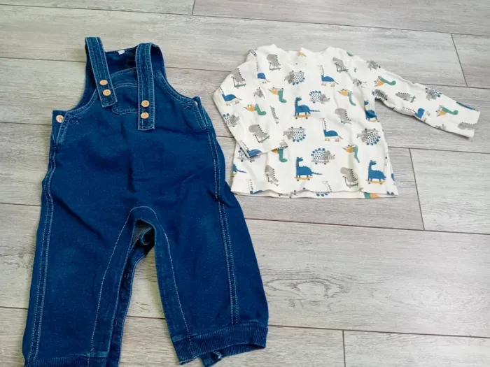 Ensemble garçon T18 mois dinosaures - photo numéro 2