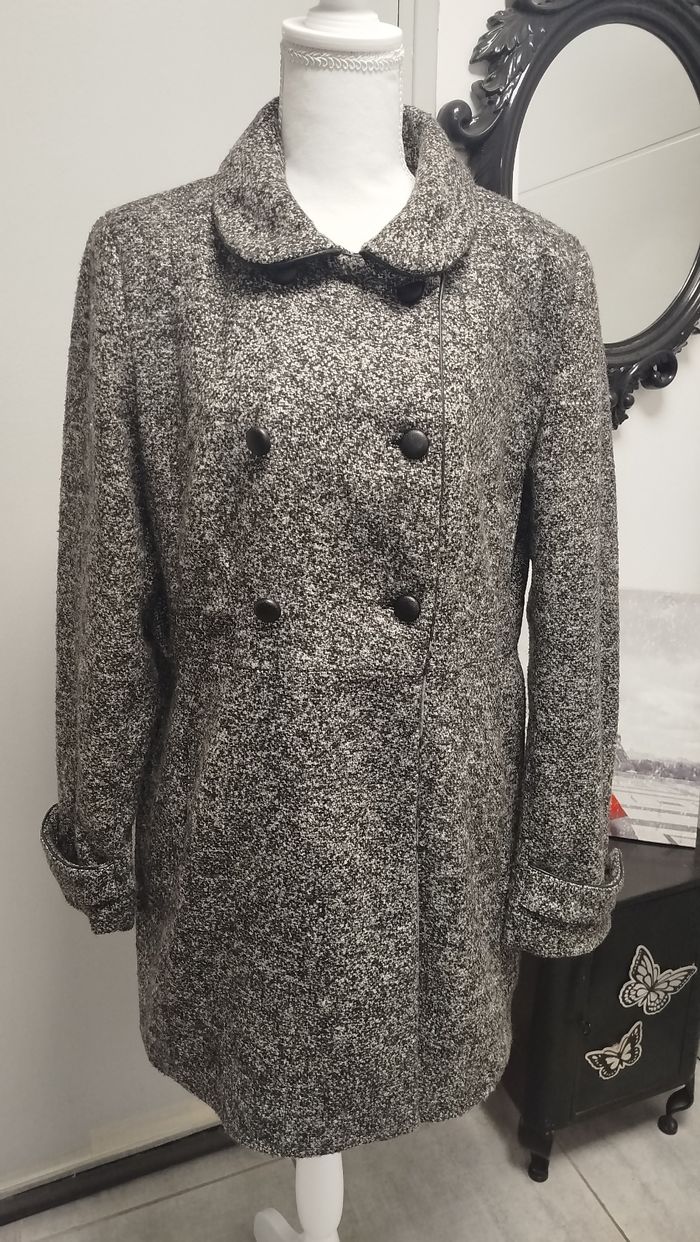 Manteau gris Camaïeu - photo numéro 2