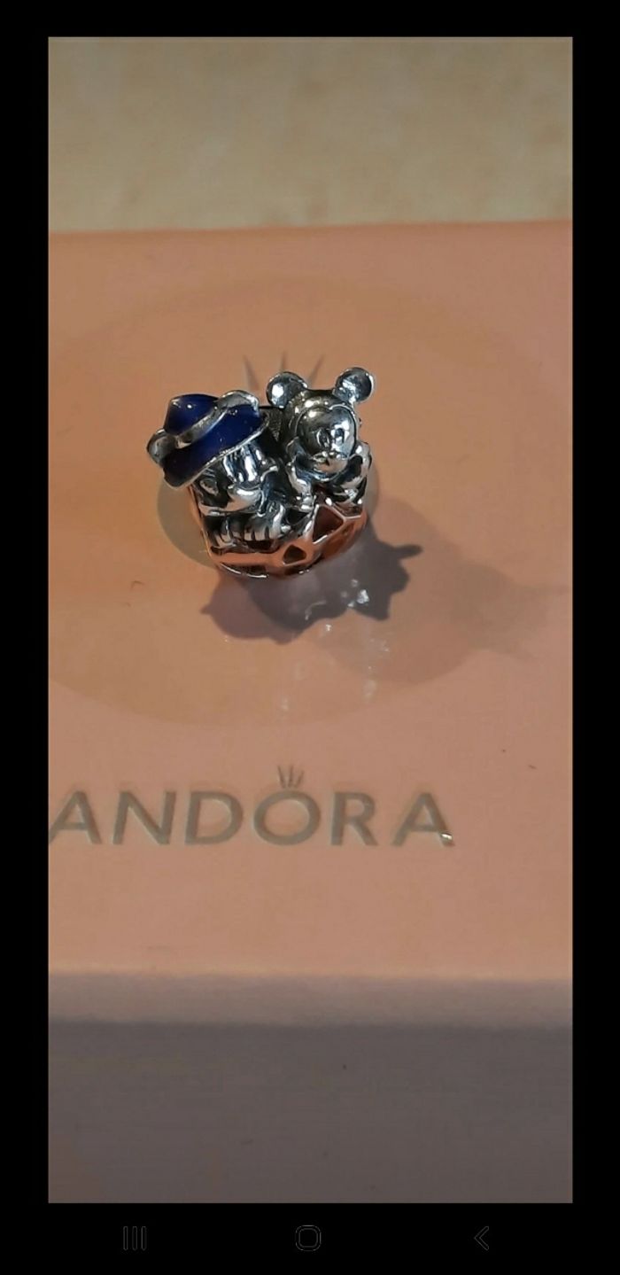Charm Pandora >< Disney Citrouille Halloween Mickey & Minnie - photo numéro 5