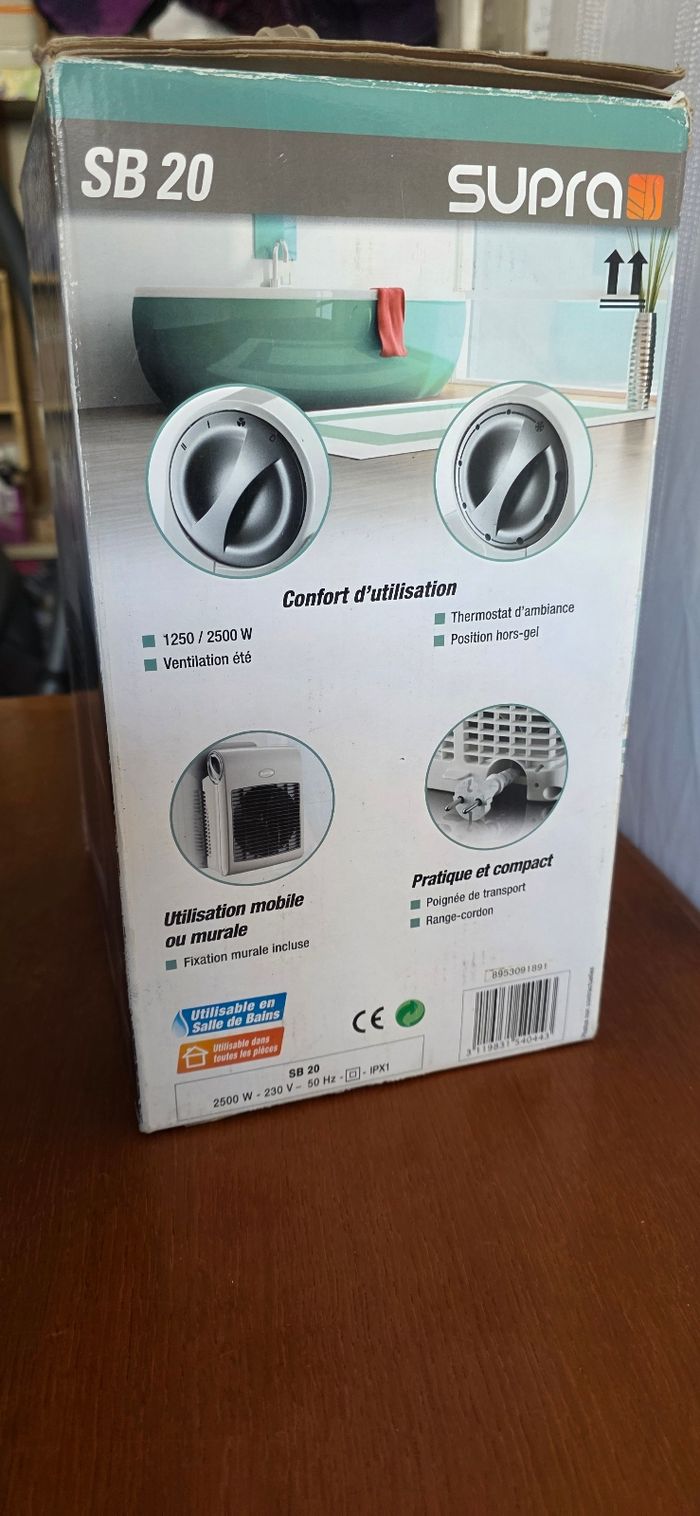 Radiateur soufflant mobile neuf - photo numéro 4