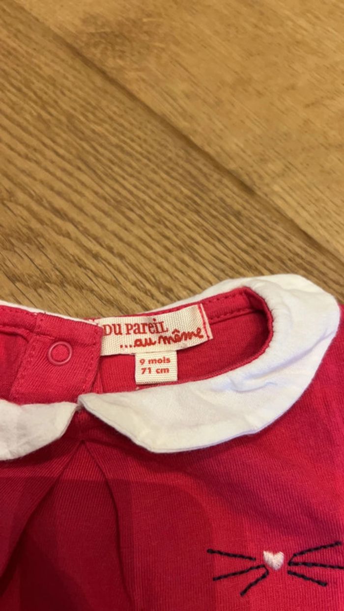 T shirt du pareil au meme 9 mois parfait etat - photo numéro 3
