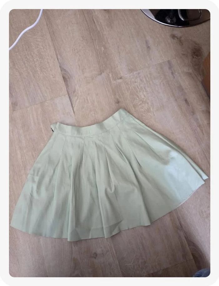 jupe Bershka menthe taille M - photo numéro 2