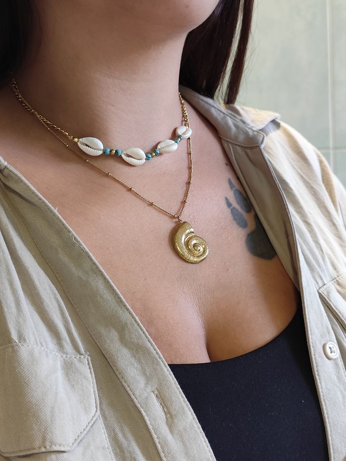 Collier coquillage ✅