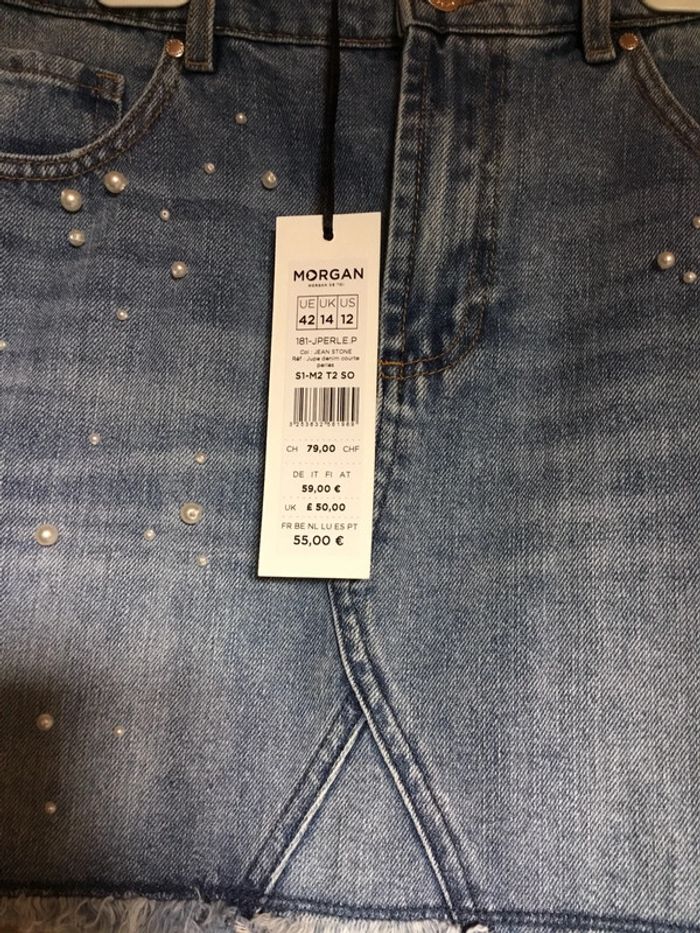 Jupe en jeans Morgan - photo numéro 3