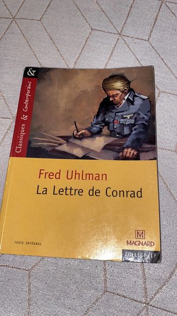 Livre la lettre de conrad