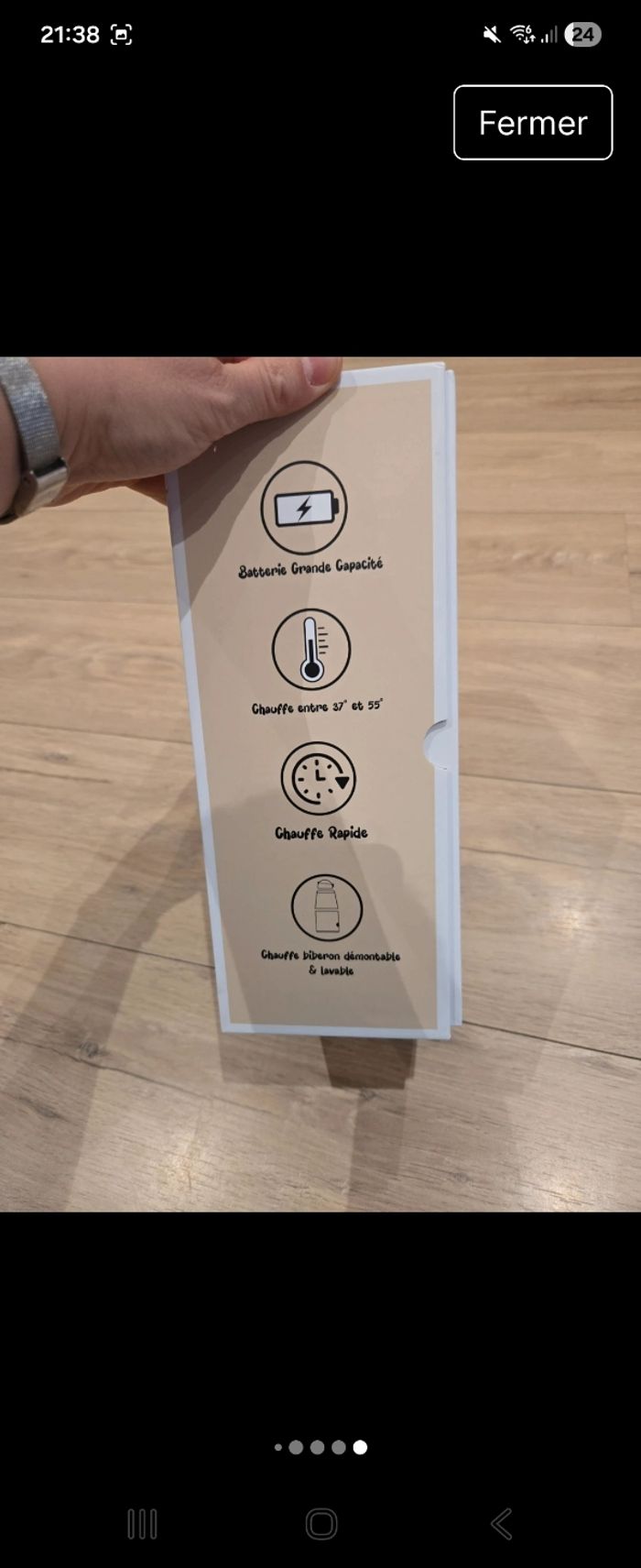 Chauffe biberon nomade - photo numéro 8