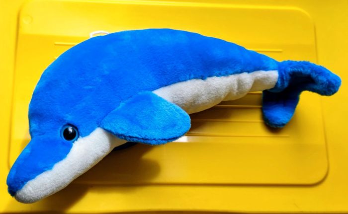Dauphin 🐬 peluche 🐬 sonore 🎶 très douce 🧸
