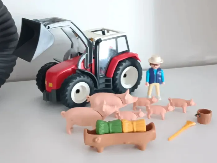 Tracteur avec fermier et cochons playmobil - photo numéro 9