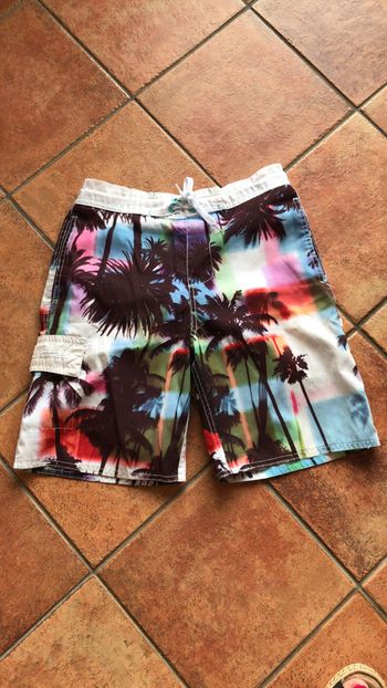 Longboard short de plage 12 ans