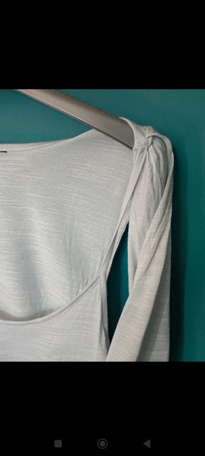 Tee shirt gris clair - photo numéro 5