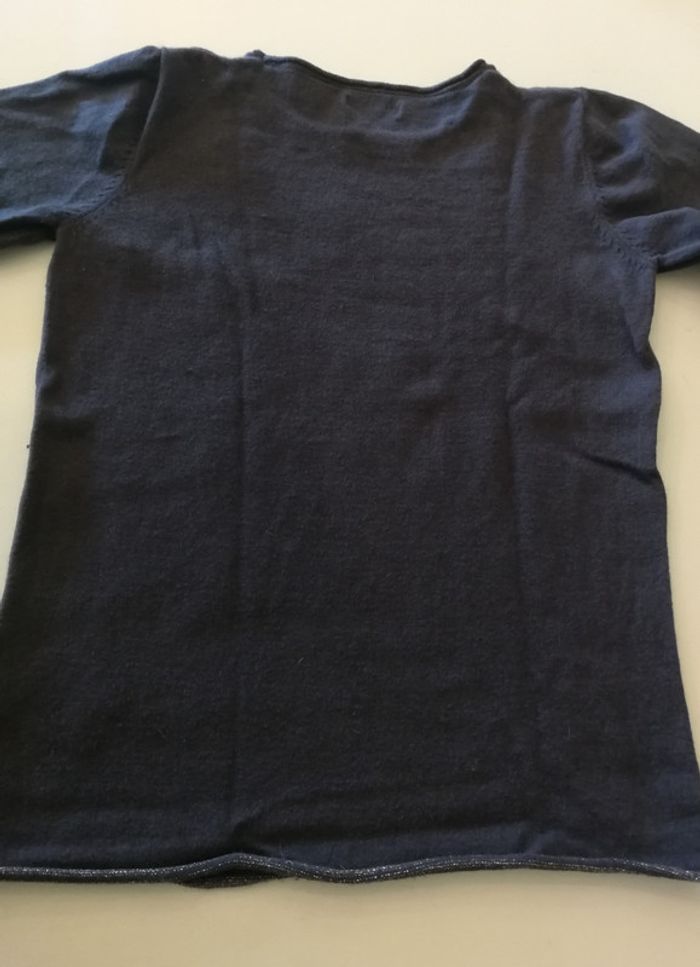 Pull Okaidi gris anthracite fille 10 ans - photo numéro 2