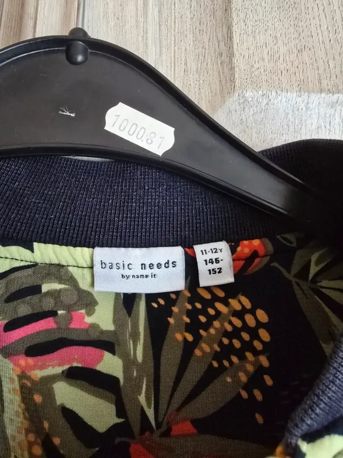 Veste fleurie et colorée basic needs by name it 11 12 ans - photo numéro 2