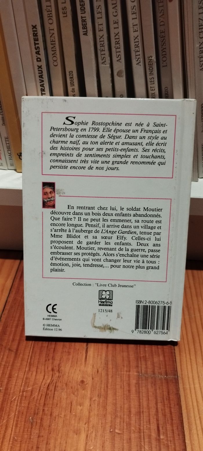 Livre vintage L'auberge de l'ange gardien - photo numéro 2