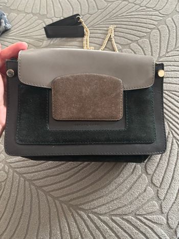 Gerard Darel cuir daim authentique #