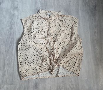 🌸 Chemise sans manche avec nœud sur le bas 12 ans 🌸