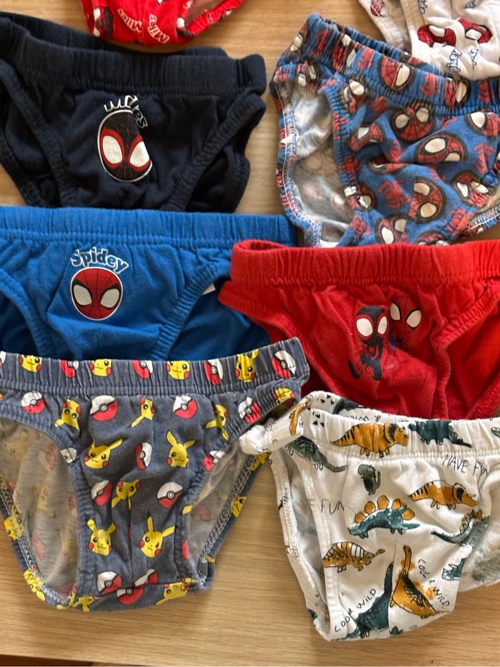 Lot 12 culottes slips garçon 2-3 ans neuf - photo numéro 5