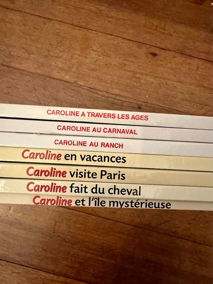 Lot de 7 livres Caroline albums Pierre Probst collection anciens années 90 Hachette - photo numéro 2