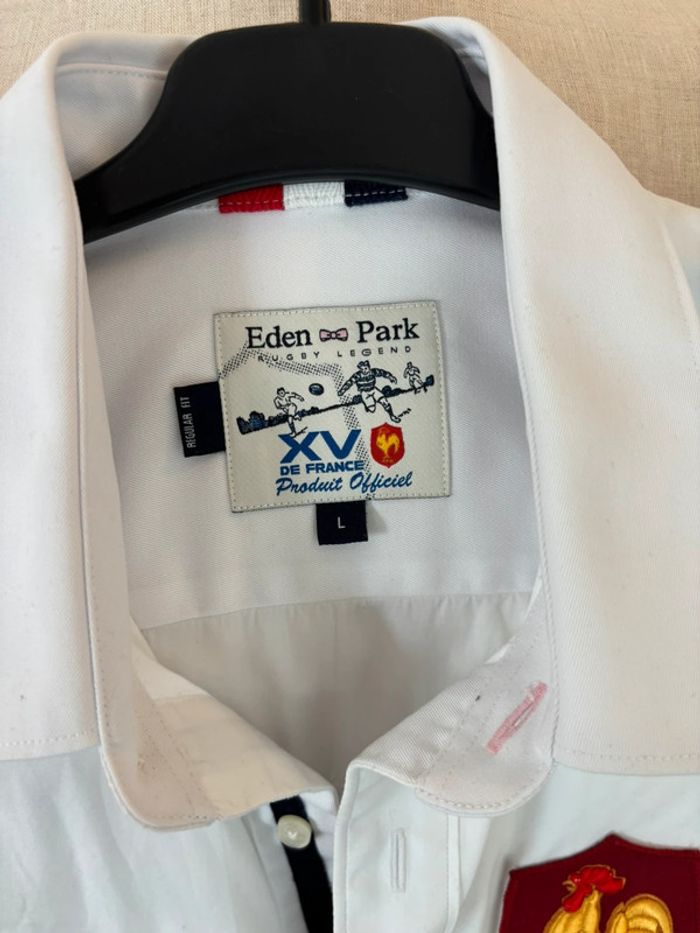 Chemise Eden Park XV de France T.L - photo numéro 6
