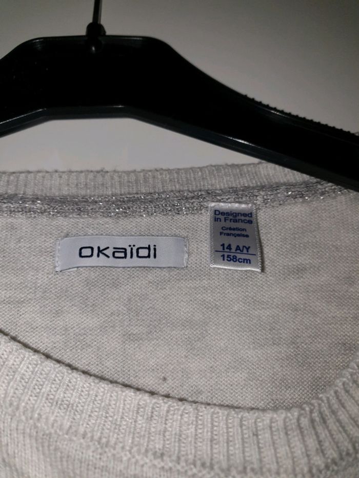 Pull court crop top Okaidi 14 ans - photo numéro 3