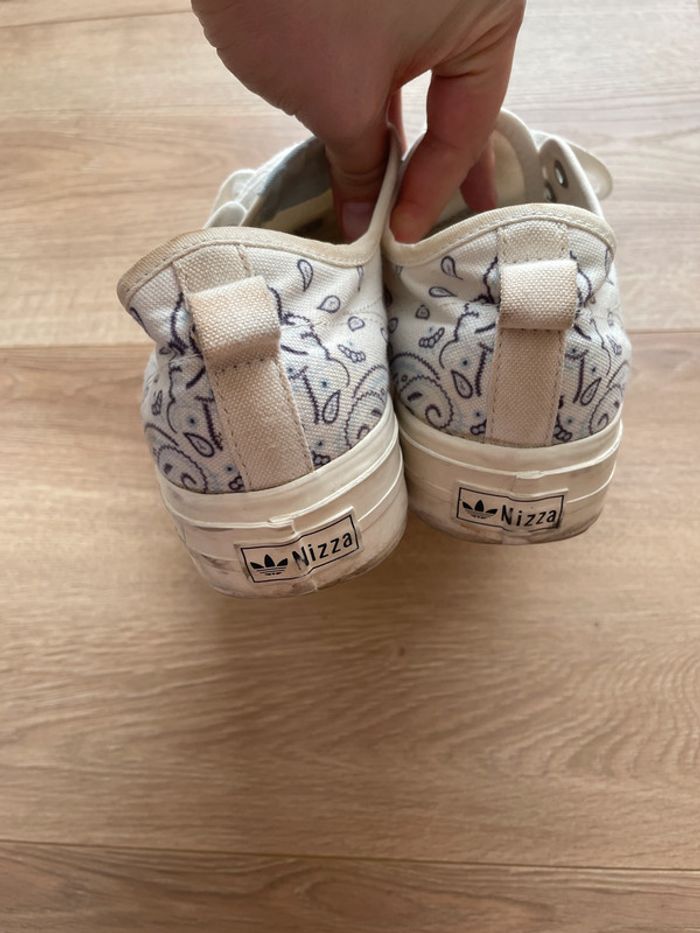 Baskets blanches crème Adidas Niza 42 - photo numéro 3