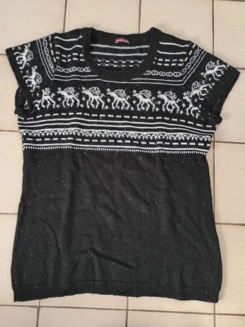 Pull sans manche 42/44 (c)