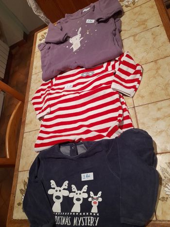 Lot de 3 grenouillères