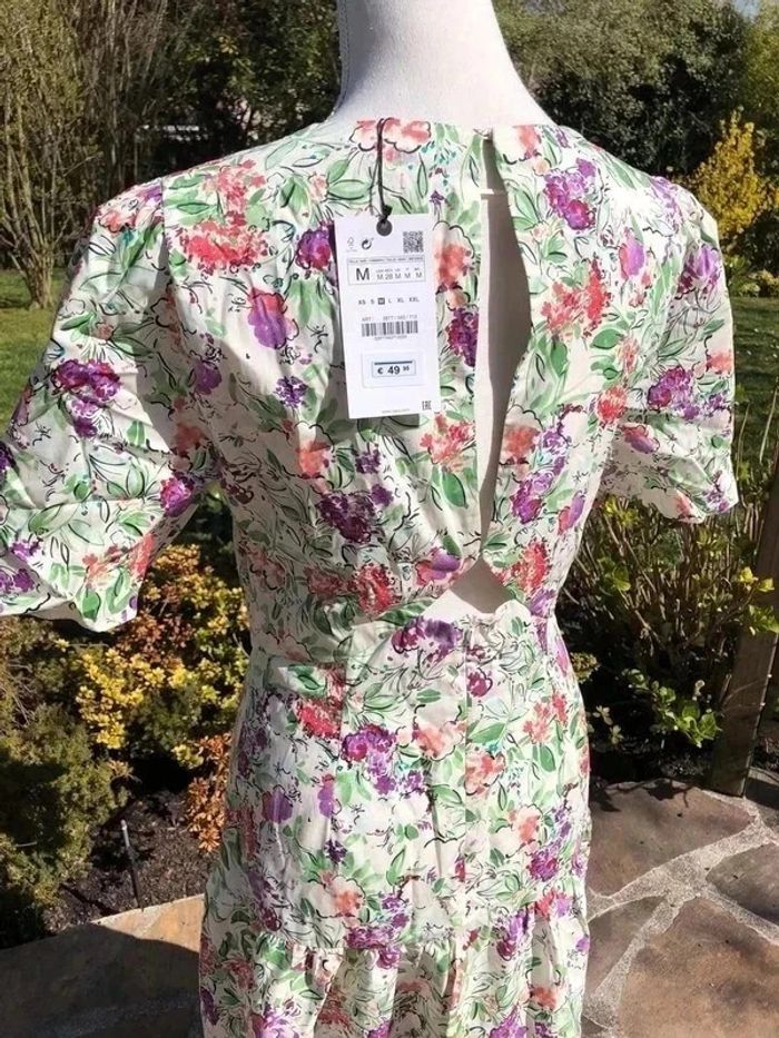 Robe Zara imprimée neuve taille M - photo numéro 5